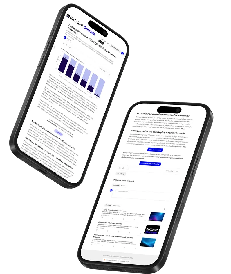 Newsletter no celular